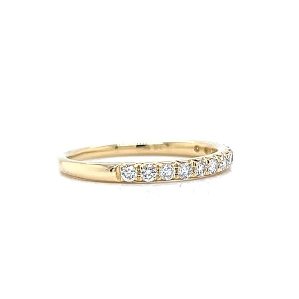 Diamond Stackable Single Row Pave Wedding Band / Anniversary Ring, .29cts Image 2 Arezzo Jewelers Elmwood Park, IL