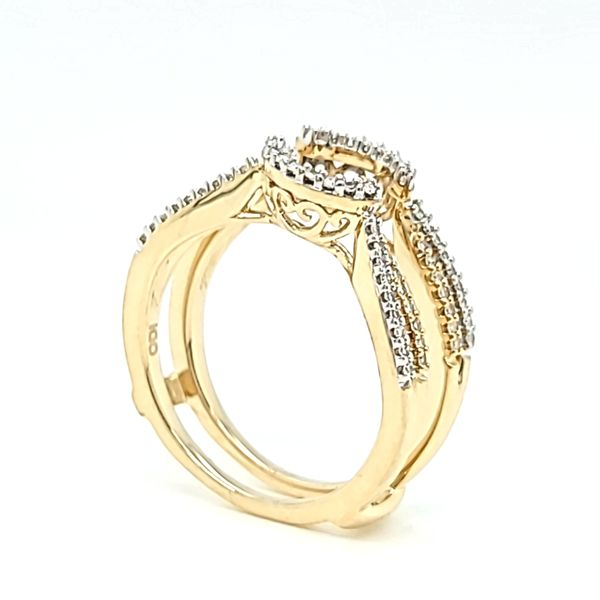 10k Yellow Gold Diamond Ring Enhancer Image 4 Arezzo Jewelers Elmwood Park, IL
