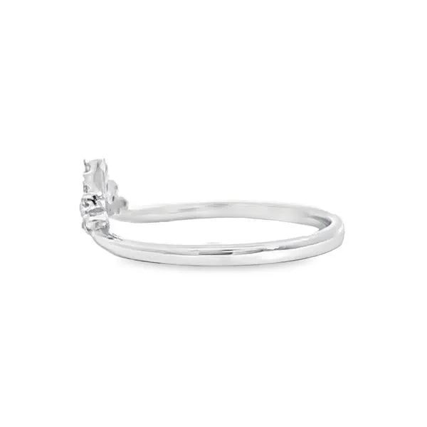 14k White Gold Diamond Tiara Band Image 2 Arezzo Jewelers Elmwood Park, IL