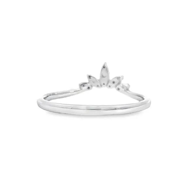 14k White Gold Diamond Tiara Band Image 4 Arezzo Jewelers Elmwood Park, IL