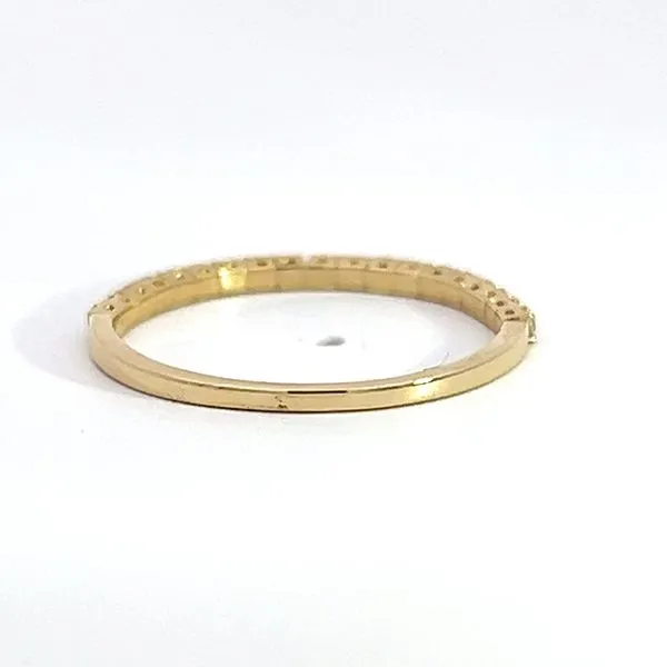14 Karat Yellow Gold Flex Diamond Wedding/Anniversary Band Image 4 Arezzo Jewelers Elmwood Park, IL