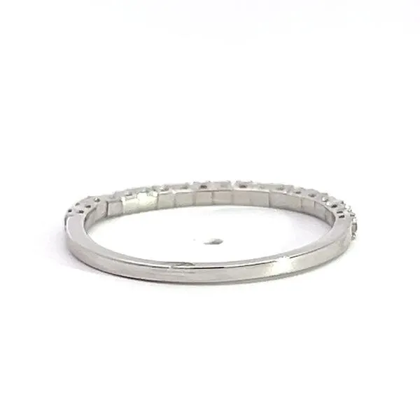14 Karat White Gold Flex Diamond Wedding/Anniversary Band Image 4 Arezzo Jewelers Elmwood, IL