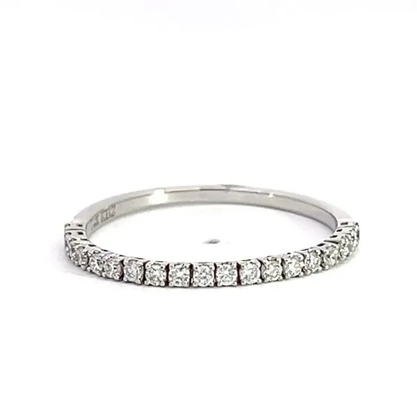 14 Karat White Gold Flex Diamond Wedding/Anniversary Band Arezzo Jewelers Elmwood, IL