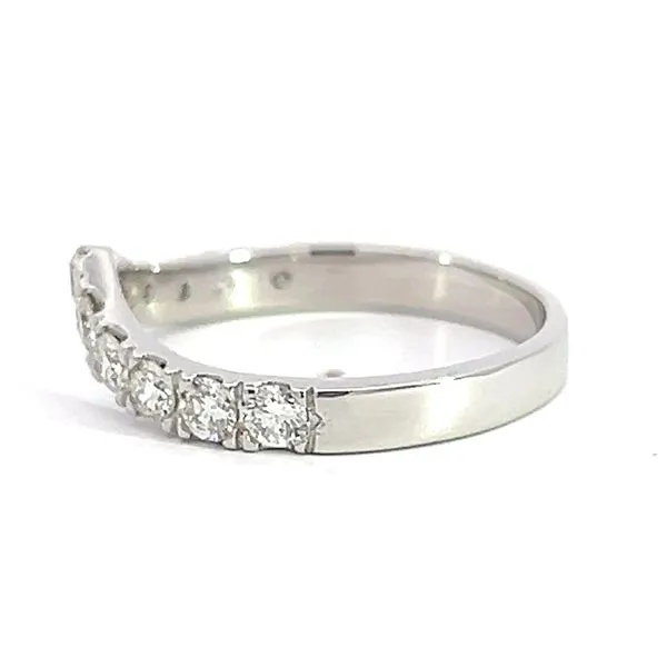3/4ct Chevron Diamond Wedding/Anniversary Band Image 4 Arezzo Jewelers Elmwood Park, IL