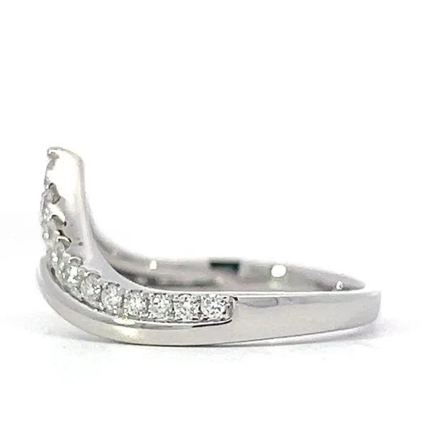 14K White Gold Diamond Wedding/Anniversary Band Image 2 Arezzo Jewelers Elmwood Park, IL