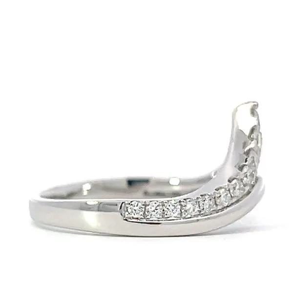 14K White Gold Diamond Wedding/Anniversary Band Image 4 Arezzo Jewelers Elmwood Park, IL