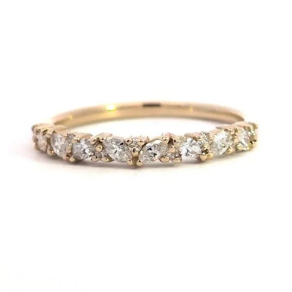 14 Karat Yellow Gold Diamond Band Arezzo Jewelers Elmwood Park, IL