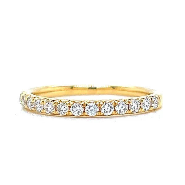 Diamond Stackable Single Row Pave Wedding Band / Anniversary Ring, .29cts Arezzo Jewelers Elmwood Park, IL