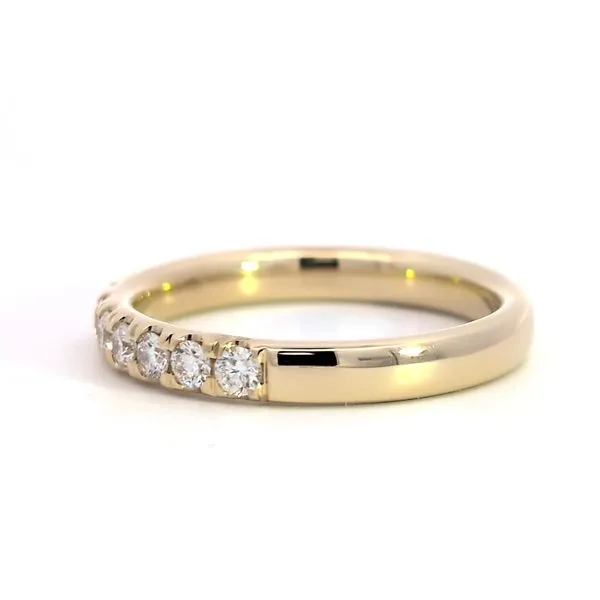 Diamond Stackable Straight-Row Pave Wedding Band / Anniversary Ring, .40cts Image 2 Arezzo Jewelers Elmwood Park, IL