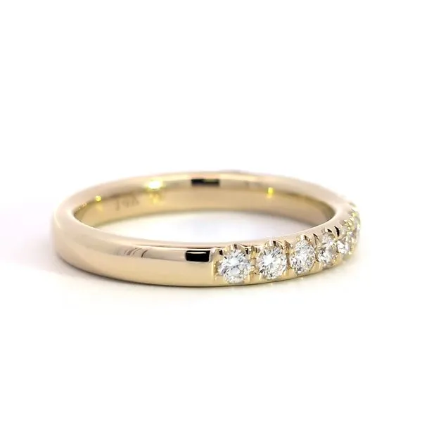 Diamond Stackable Straight-Row Pave Wedding Band / Anniversary Ring, .40cts Image 4 Arezzo Jewelers Elmwood Park, IL