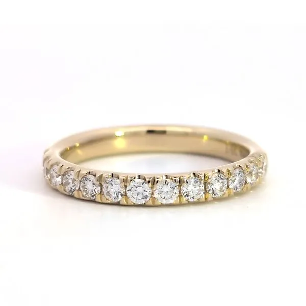 Diamond Stackable Straight-Row Pave Wedding Band / Anniversary Ring, .40cts Arezzo Jewelers Elmwood Park, IL