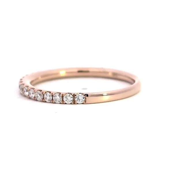 14K Rose Gold 0.34ct Stackable Diamond Wedding/Anniversary Band Image 2 Arezzo Jewelers Elmwood Park, IL