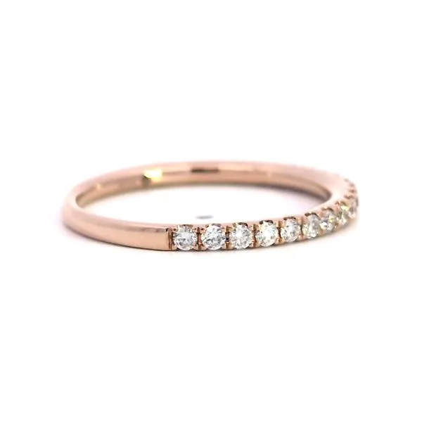 14K Rose Gold 0.34ct Stackable Diamond Wedding/Anniversary Band Image 4 Arezzo Jewelers Elmwood Park, IL