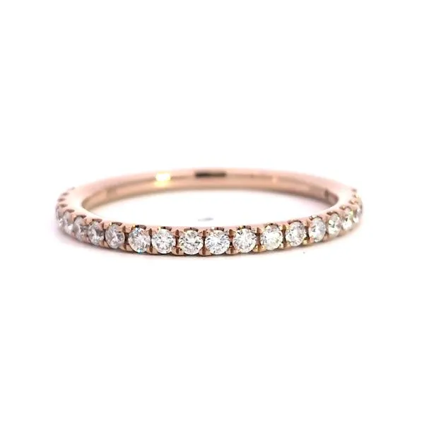 14K Rose Gold 0.34ct Stackable Diamond Wedding/Anniversary Band Arezzo Jewelers Elmwood Park, IL