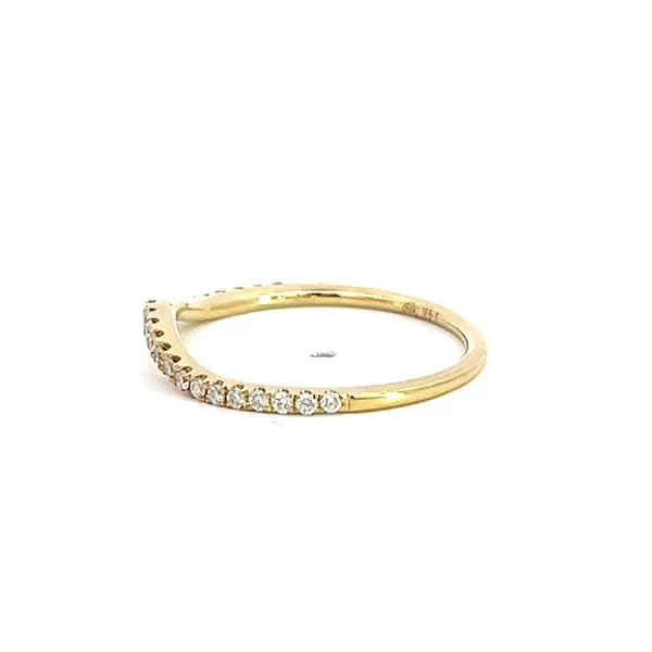 14 Karat Yellow Gold Diamond Wedding/Anniversary Band Image 4 Arezzo Jewelers Elmwood Park, IL