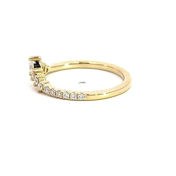 14 Karat Yellow Gold Diamond Wedding/Anniversary Band Image 2 Arezzo Jewelers Elmwood Park, IL