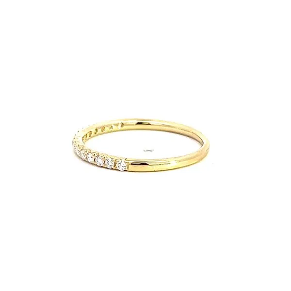 14 Karat Yellow Gold Diamond Wedding/Anniversary Band Image 4 Arezzo Jewelers Elmwood Park, IL