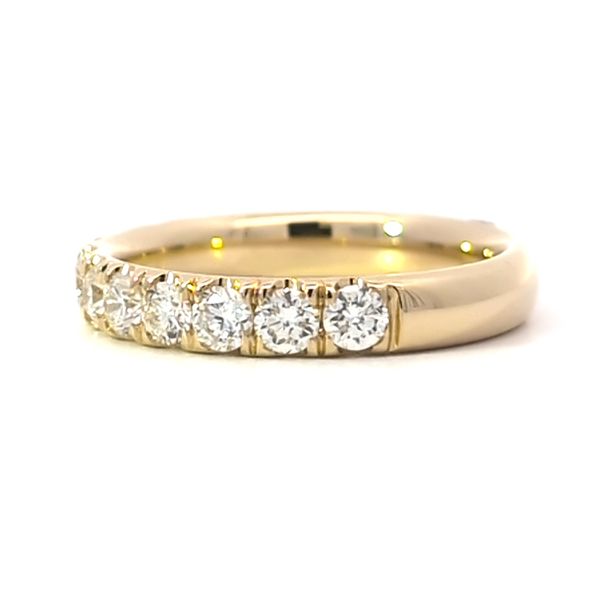 .90ct Sing Row Pave Diamond Stackable Band Image 3 Arezzo Jewelers Elmwood Park, IL