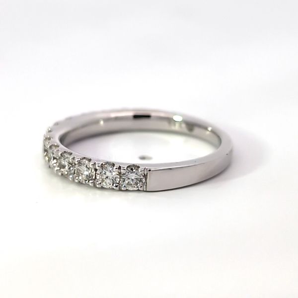 14K White Gold Diamond Wedding/Anniversary Band Image 2 Arezzo Jewelers Elmwood Park, IL