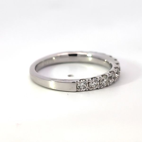14K White Gold Diamond Wedding/Anniversary Band Image 4 Arezzo Jewelers Elmwood Park, IL