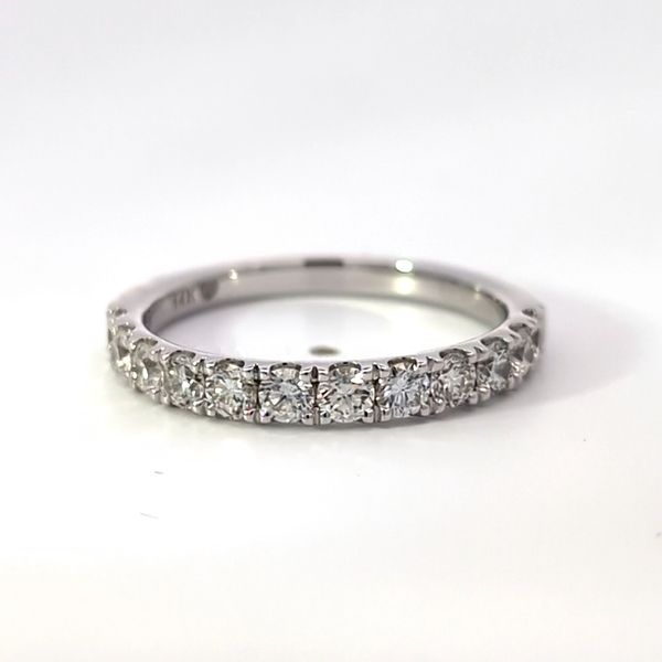 14K White Gold Diamond Wedding/Anniversary Band Arezzo Jewelers Elmwood Park, IL