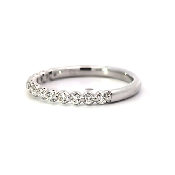 14K White Gold Diamond Wedding/Anniversary Band Image 2 Arezzo Jewelers Elmwood Park, IL