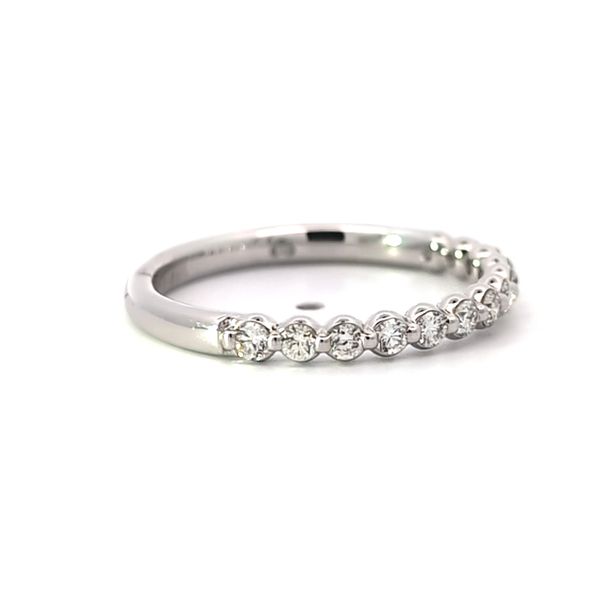 14K White Gold Diamond Wedding/Anniversary Band Image 4 Arezzo Jewelers Elmwood Park, IL