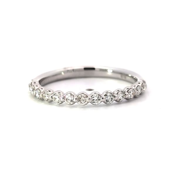 14K White Gold Diamond Wedding/Anniversary Band Arezzo Jewelers Elmwood Park, IL