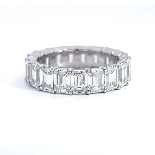 5.64ct Lab Grown Emerald Diamond Eternity Ring Image 2 Arezzo Jewelers Elmwood Park, IL