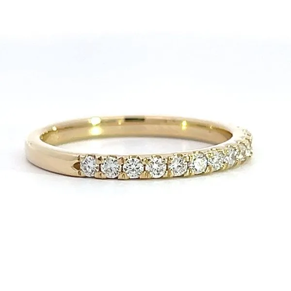 14k Yellow Gold .55ct Lab Grown Diamond Band Image 2 Arezzo Jewelers Elmwood Park, IL