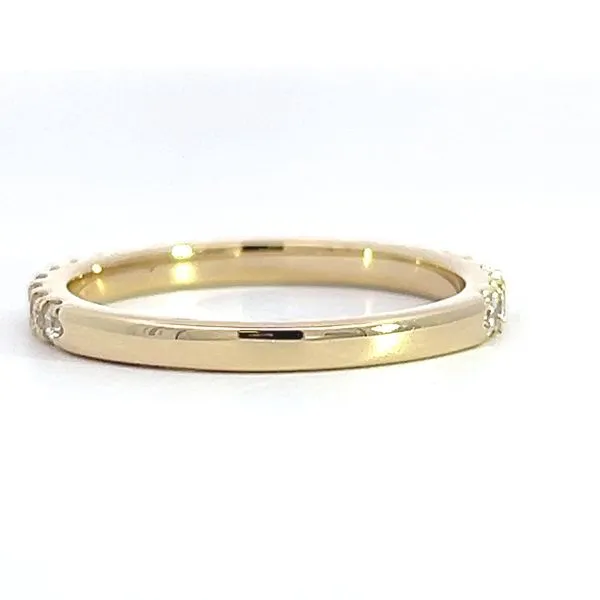 14k Yellow Gold .55ct Lab Grown Diamond Band Image 4 Arezzo Jewelers Elmwood Park, IL