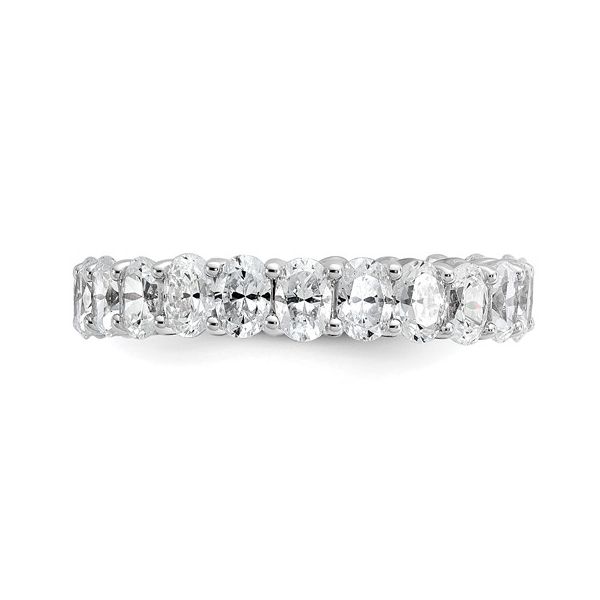 3ct Lab Grown Oval Diamond Eternity Band Image 2 Arezzo Jewelers Elmwood Park, IL