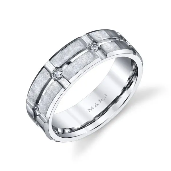 Men's Wedding Band 0.20 Ctw. Image 2 Arezzo Jewelers Elmwood Park, IL