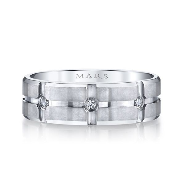 Men's Wedding Band 0.20 Ctw. Arezzo Jewelers Elmwood Park, IL