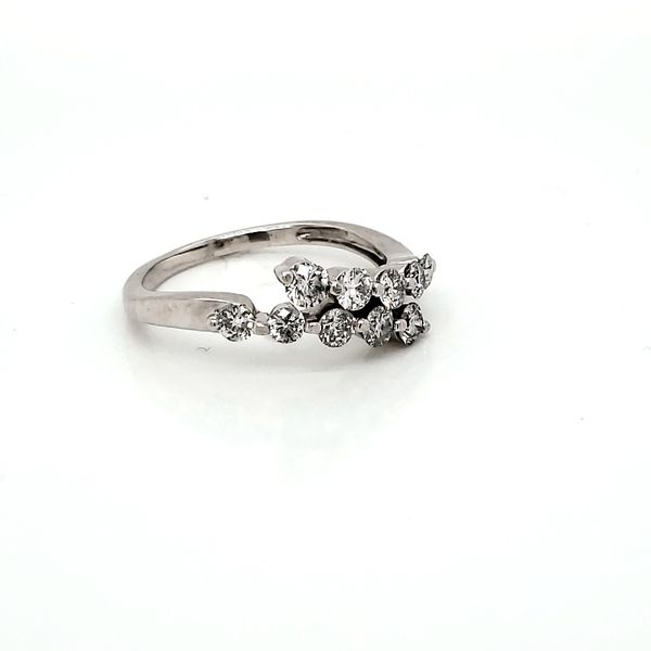 14k White Gold Diamond Fashion Ring Image 2 Arezzo Jewelers Elmwood Park, IL