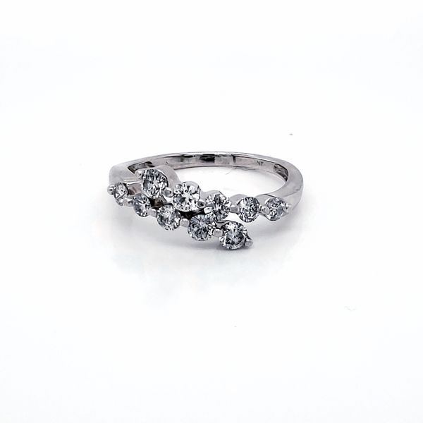 14k White Gold Diamond Fashion Ring Arezzo Jewelers Elmwood Park, IL