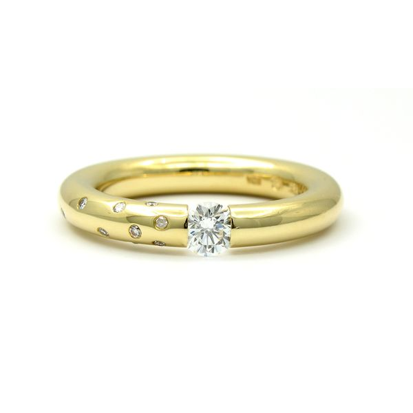 18k Floating Diamond Fashion Ring Arezzo Jewelers Elmwood Park, IL