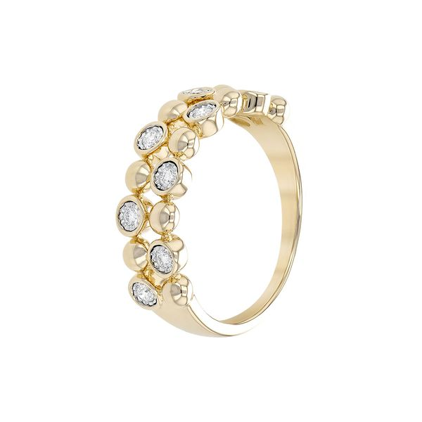 14k Yellow Gold Diamond Fashion Ring Image 2 Arezzo Jewelers Elmwood Park, IL