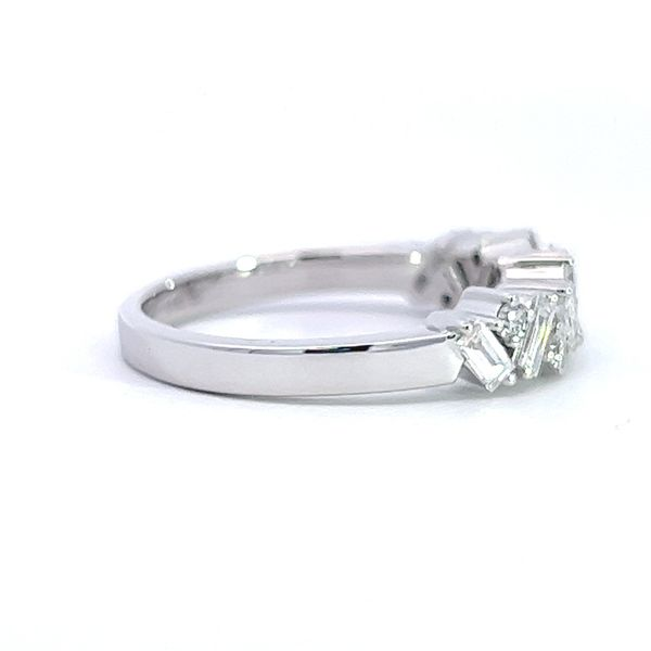 1/2ct Round and Bagutte Diamond Designer Band Image 4 Arezzo Jewelers Elmwood Park, IL