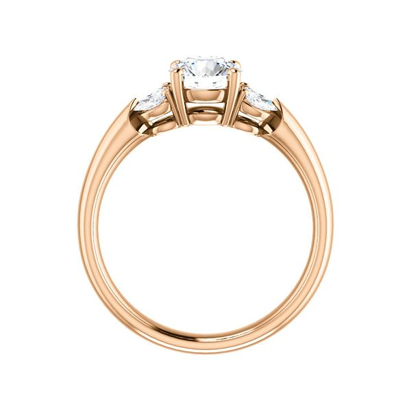 Marquise Shape Accented Engagement Ring Image 2 Arezzo Jewelers Elmwood Park, IL