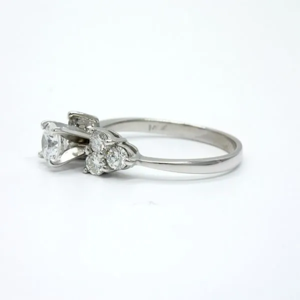 14k White Gold Diamond Engagement Ring Mounting Image 2 Arezzo Jewelers Elmwood Park, IL