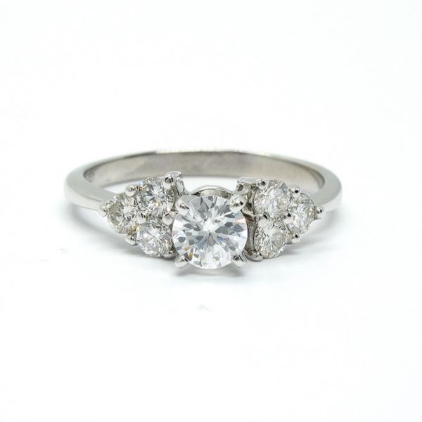 14k White Gold Diamond Engagement Ring Mounting Arezzo Jewelers Elmwood Park, IL
