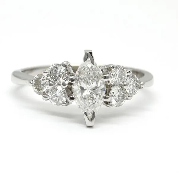 Marquise Diamond Engagement Ring Arezzo Jewelers Elmwood Park, IL