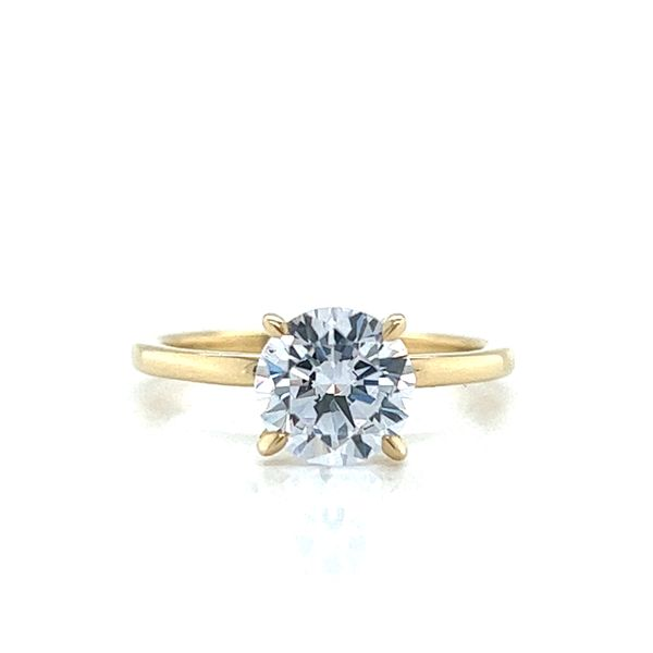 1.52ct Lab Grown Cushion Cut Diamond Solitaire Engagement Ring Arezzo Jewelers Elmwood Park, IL