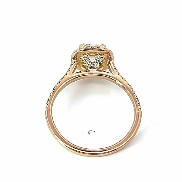 14k Rosé Gold Diamond Bridal Set Image 3 Arezzo Jewelers Elmwood Park, IL