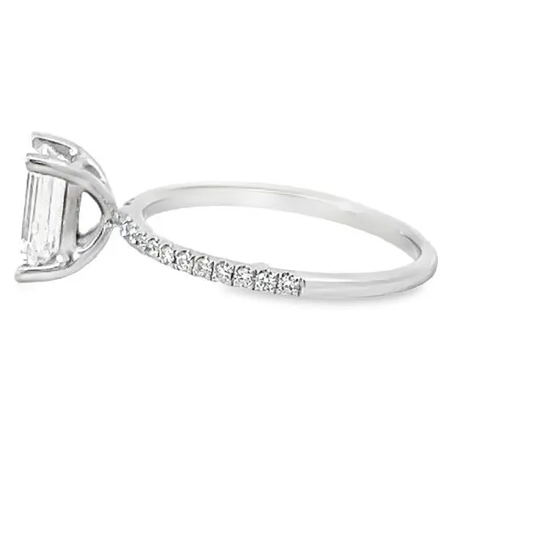 14k White Gold Diamond Engagement Ring Mounting Image 3 Arezzo Jewelers Elmwood Park, IL