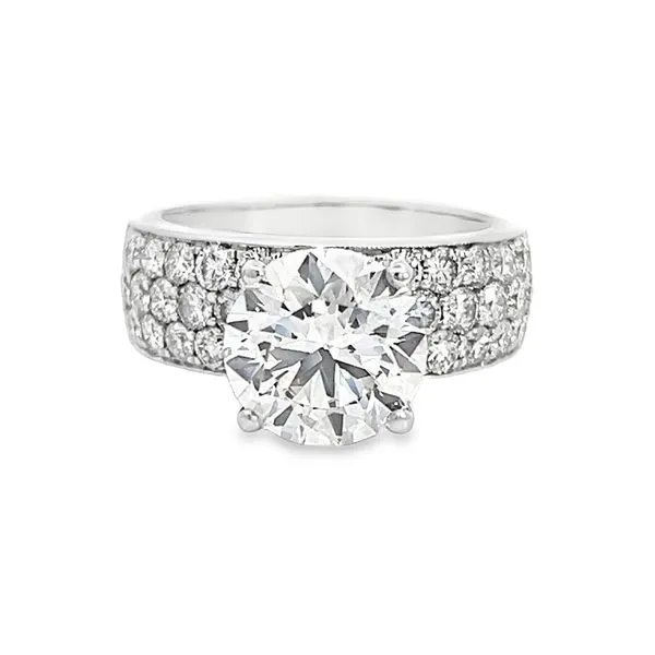 2.55ct Lab Grown Round Diamond Engagement Ring Arezzo Jewelers Elmwood Park, IL