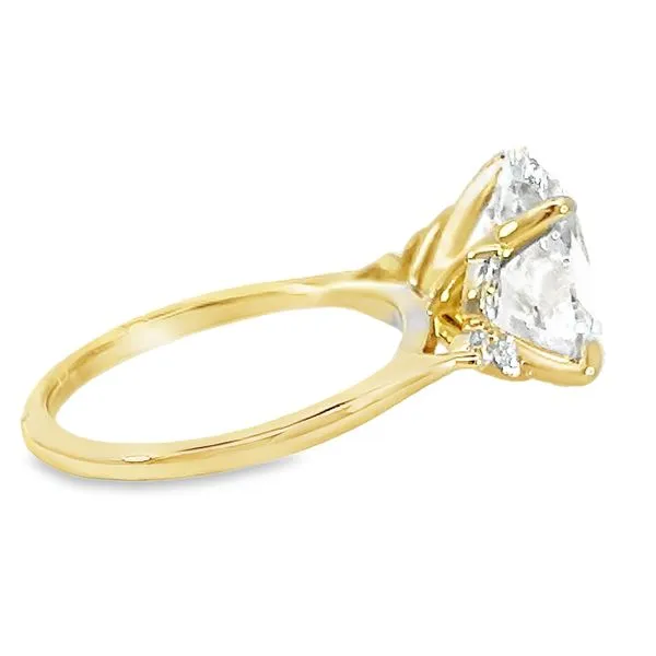 4.49ct TW Lab Grown Oval Diamond Engagement Ring Image 4 Arezzo Jewelers Elmwood Park, IL