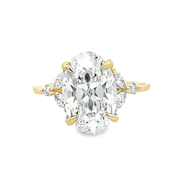 4.49ct TW Lab Grown Oval Diamond Engagement Ring Arezzo Jewelers Elmwood Park, IL