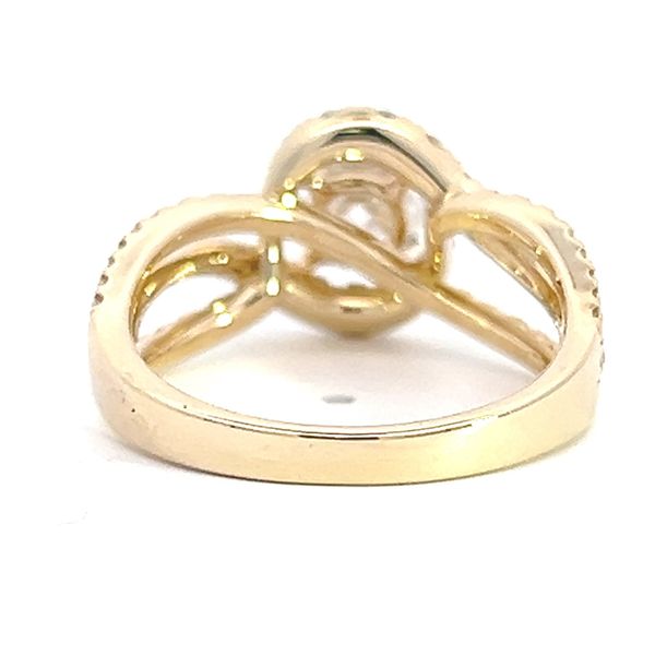 14 Karat Yellow Gold Diamond Engagement Ring Image 3 Arezzo Jewelers Elmwood Park, IL